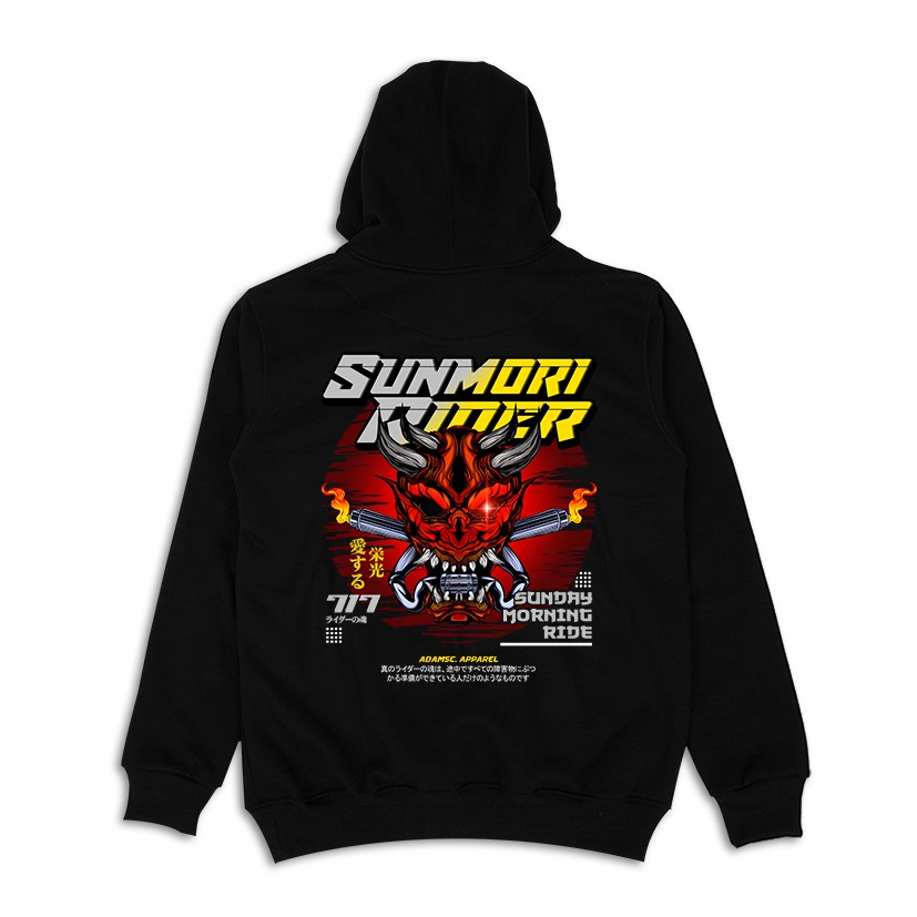 Jaket Hoodie Sunmori Rider Legion Rider Japan ART Terbaru