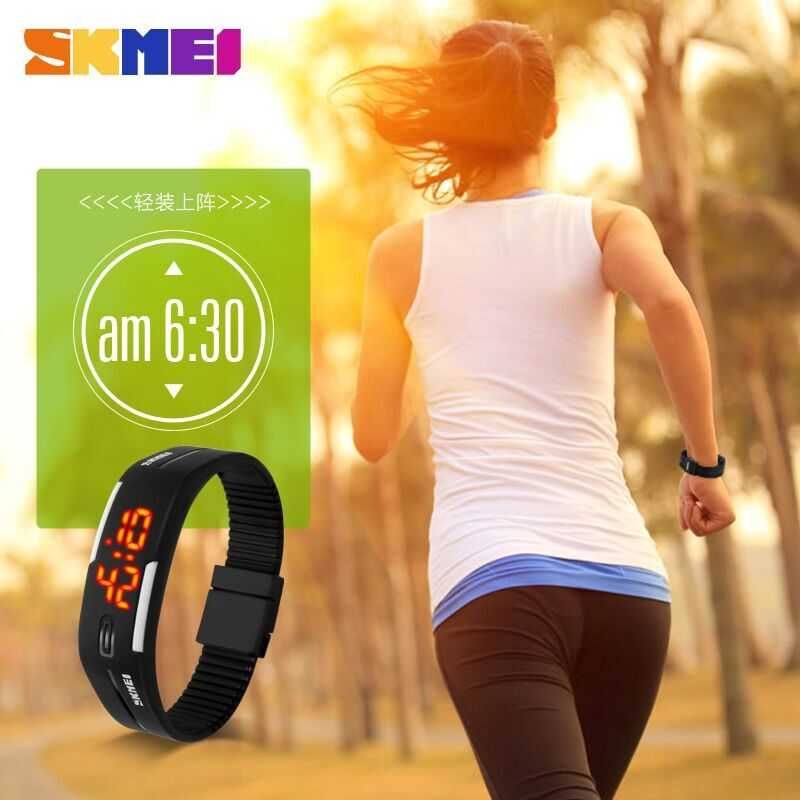 SKMEI Wristband Jam Gelang LED Anti Air Sporty - 1099A