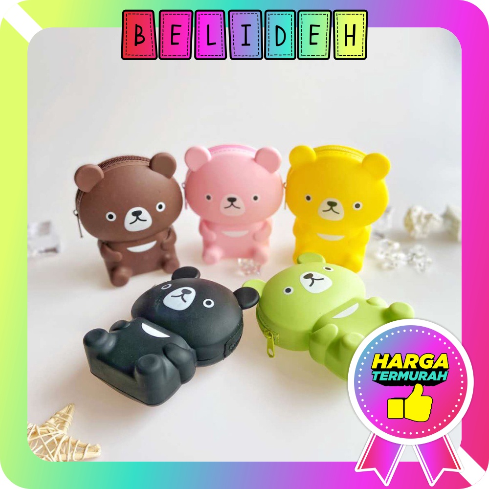 BELIDEH D034 Dompet Koin Mini Karakter Dompet Silikon Dompet Silicon Coin Import