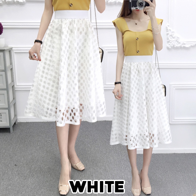 KARAKOREA R602 Yoona Flare Skirt /Rok Midi Rok Maxi Rok Panjang/Rok Korea Skirt