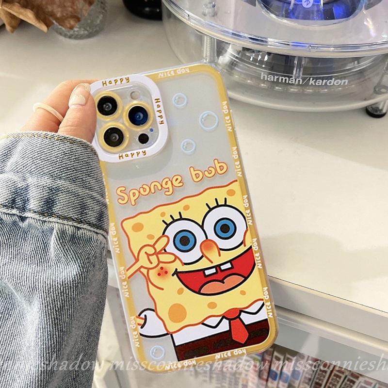 Soft Case Tpu Motif SpongeBob Untuk Vivo Y12 Y12i Y21 Y21S Y75 Y15A Y33S Y15S Y11 Y20 Y17 V23E V21 V23 Y53S Y11S Y51 Y51A Y15