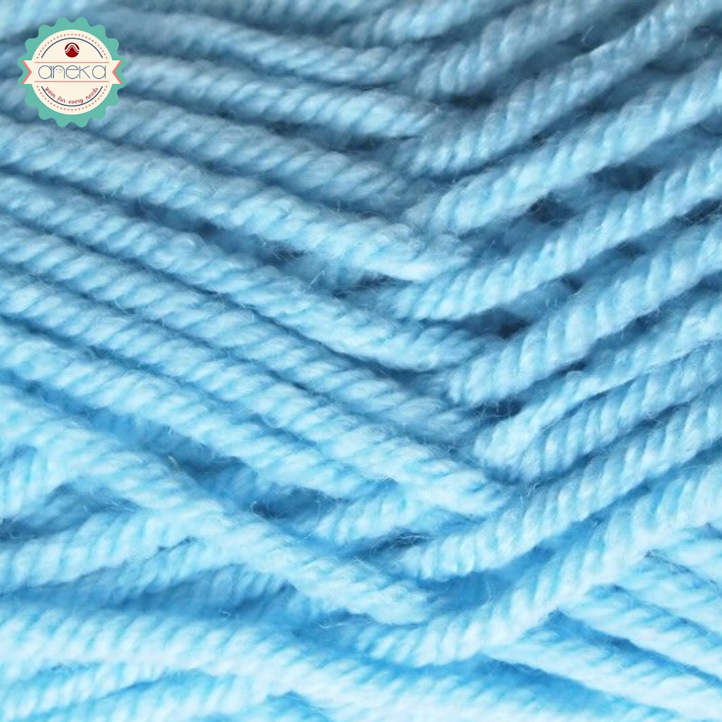 Benang Rajut Karpet Dahlia / Carpet Yarn - 1819 (Biru Baby)