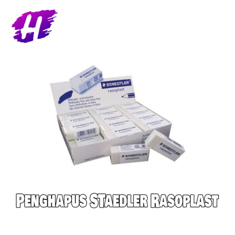 

PENGHAPUS/SETIP/STIP/ERASER B-40 STAEDLER KECIL PUTIH