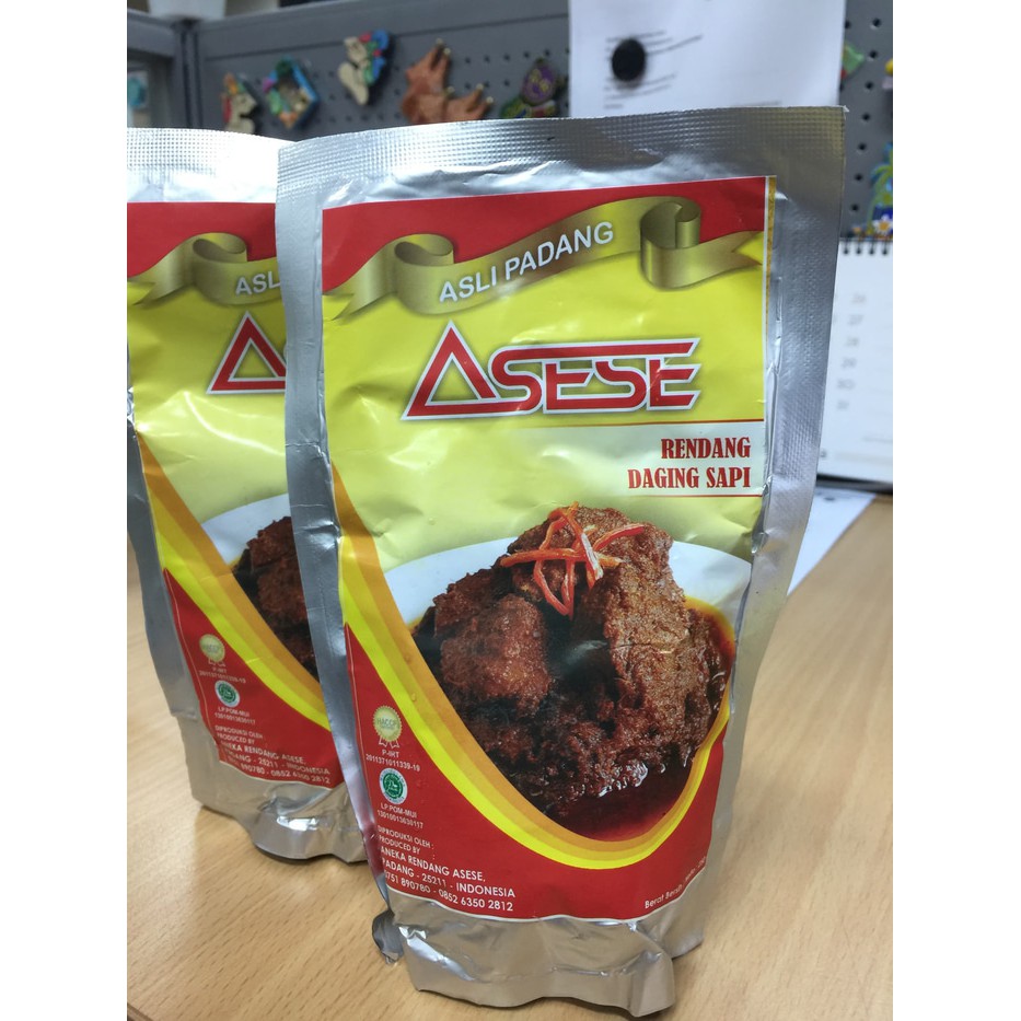 

Rendang Daging 500 gram Asese - Asli Padang