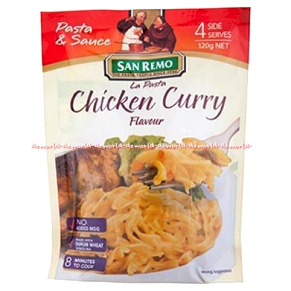 San Remo La Pasta Chicken Curry 120gr Pasrta Siap Saji Pasta Instan