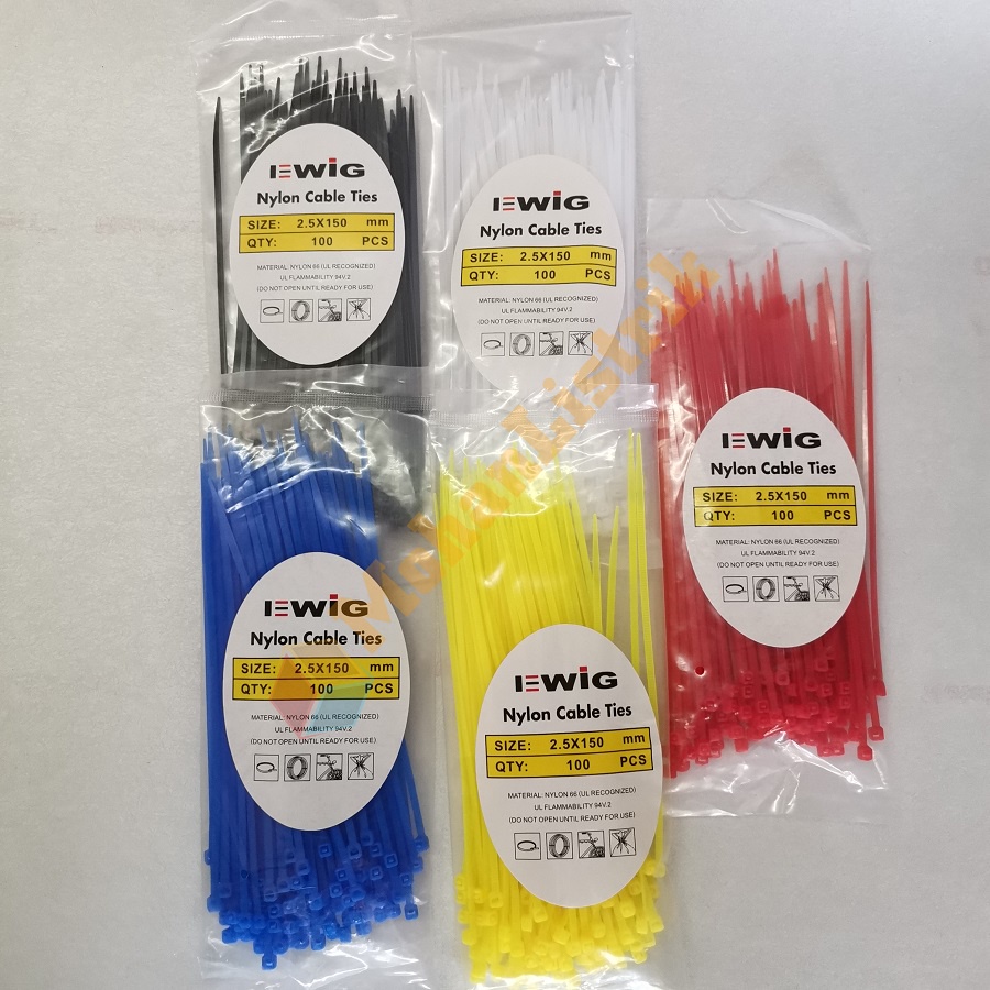 Kabel Tie Tis 15cm Cable Ties 2.5x150 mm Dasi Tali Serut Sabuk Ikat