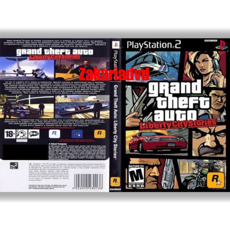 Kaset Ps 2 GTA LIBERTY CITY STORIES