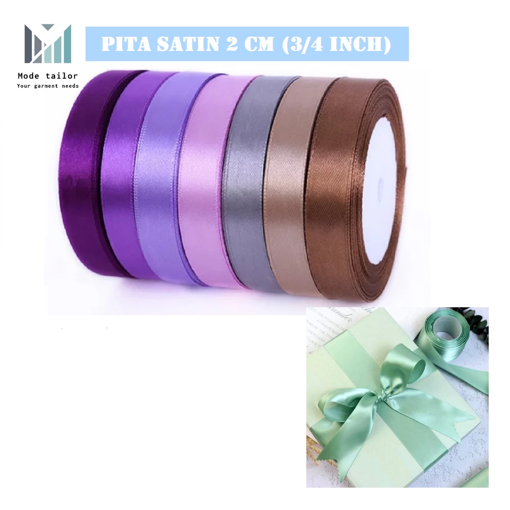 

Pita Satin 3/4 inch 1,9cm / Pita Kado