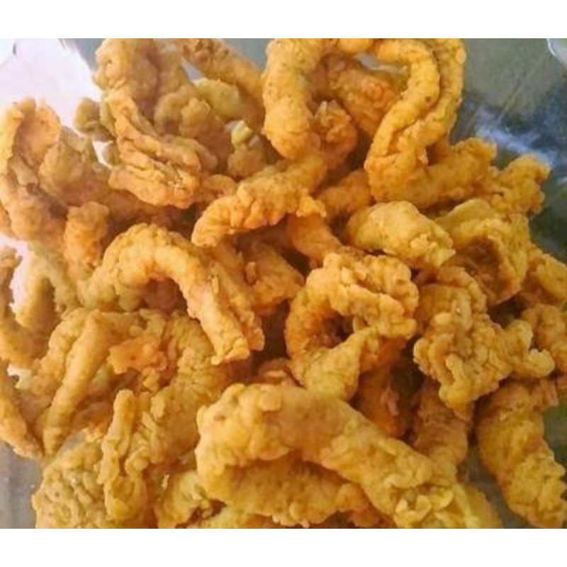 

kripik usus / usus krispi 1/2 kg