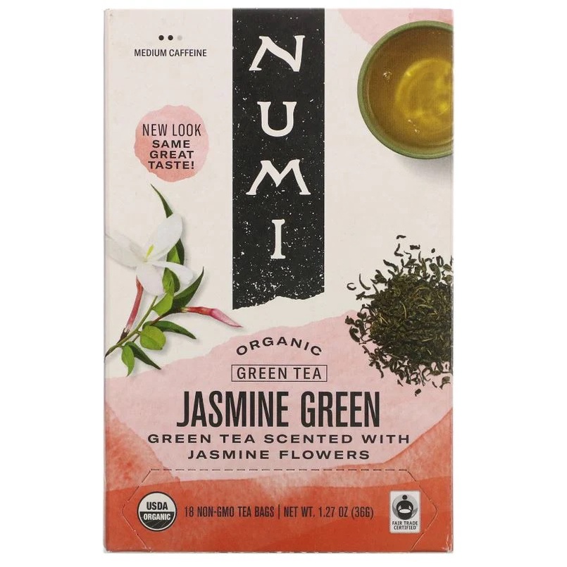 

Numi Tea Organic Green Tea Jasmine Green 18 x 2 Gram