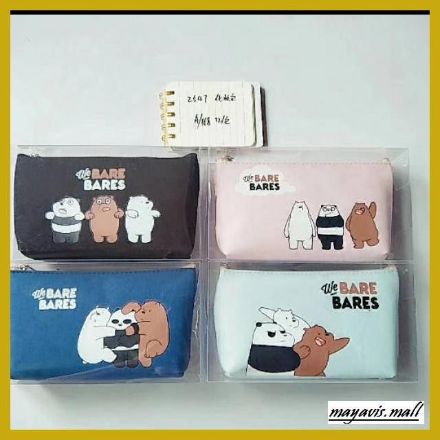 

TEPMODANAK- DOMPET /TEMPAT PENSIL WE BARE BEARS 4WARNA(AF) -ORIGINALLLLL.