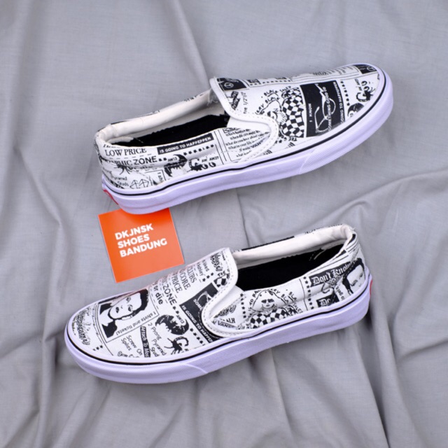 vans newspaper shoes