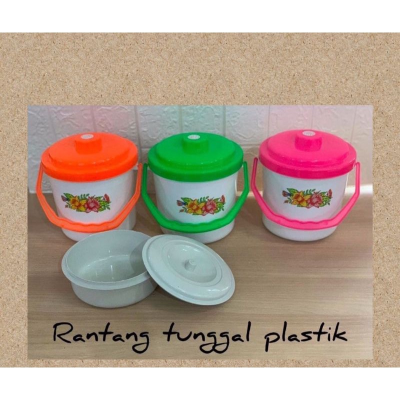 Rantang plastik/Rantang tunggal plastik