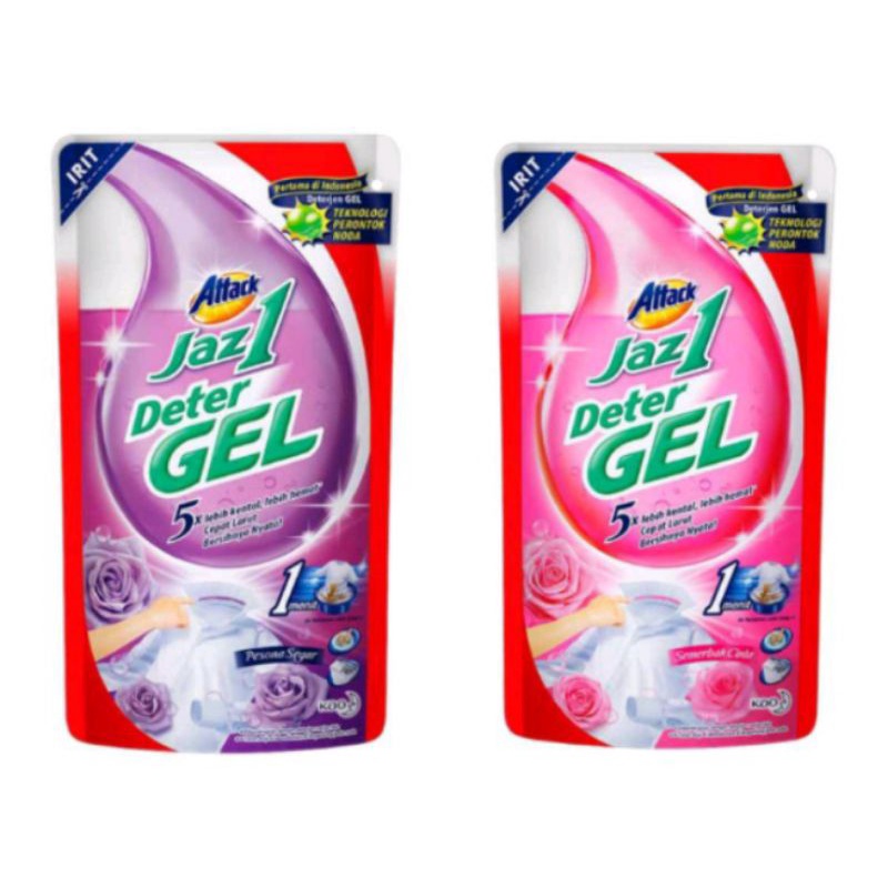 Attack Jaz1 Detergel Semerbak Cinta/ Pesona Segar 750gr GEL