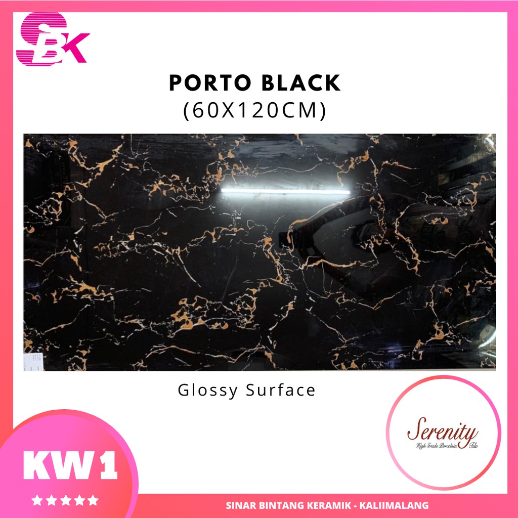 Granit Dinding | Granit Lantai Dasar 60 x 120 Porto Black
