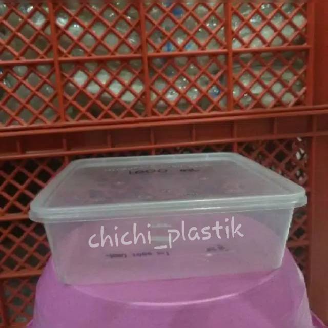 Thinwall food container 1000ml / Kotak Makan Bening / Mangkok plastik / Mangkok Bening