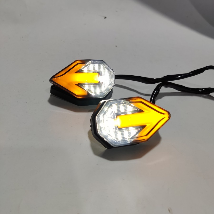 sen tempel led twotone panang variasi ninja cb cbr vixion mega pro dll