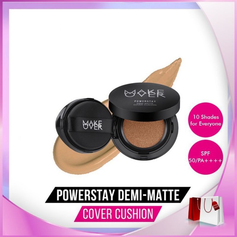 MAKE OVER Powerstay Demi - Matte Cover Cushion - 15g