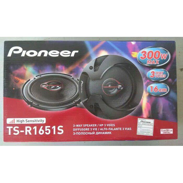 Speaker Mobil | Speaker Coax 3-Way Pioneer Ts-R1651S Speaker Coaxial 3Way Ts-R1651S