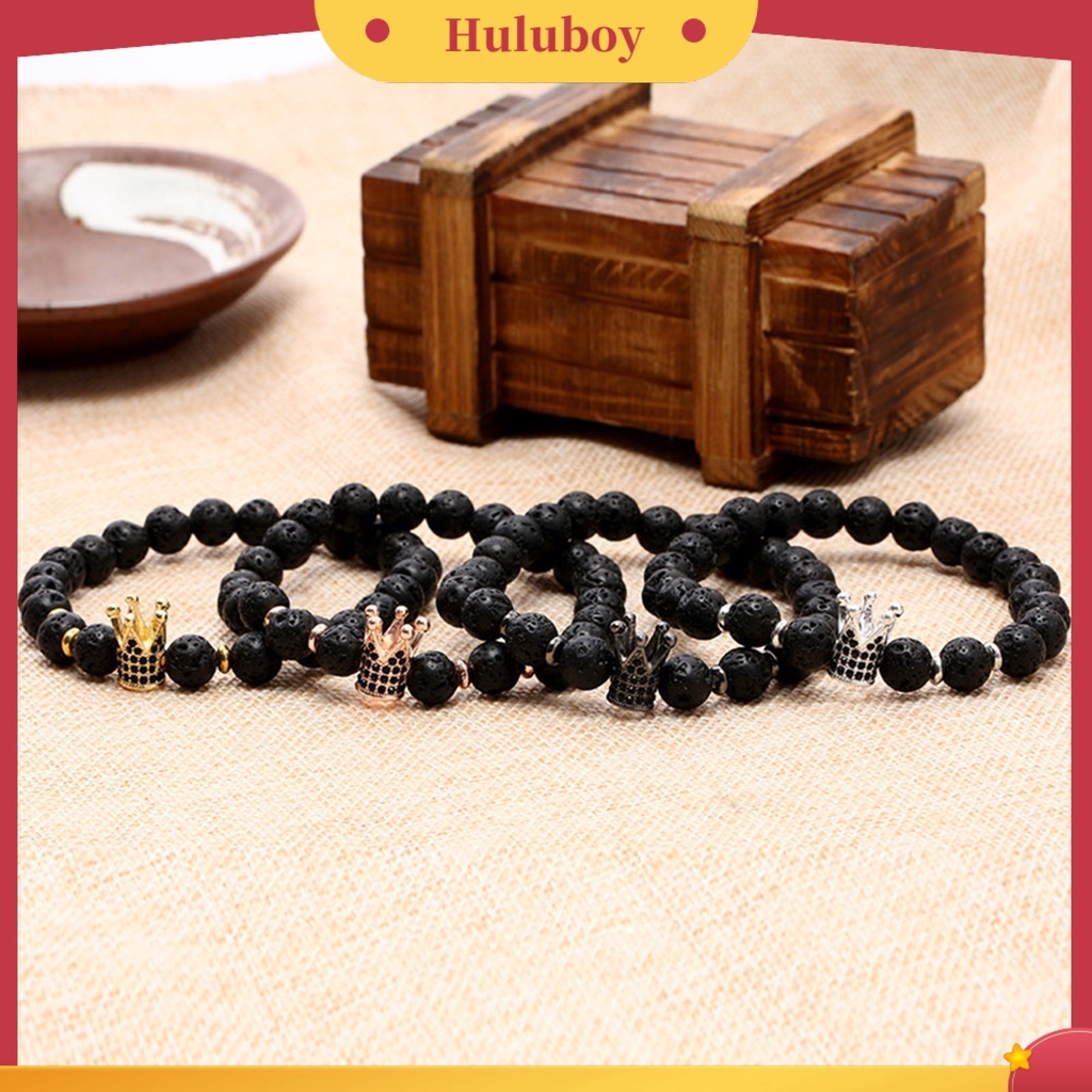 Hu Hu Hu Hu Hu Alat Bantu Pasang Kacamata♡ Gelang Manik-Manik Batu Bunga Retak Tahan Lama Untuk Unisex