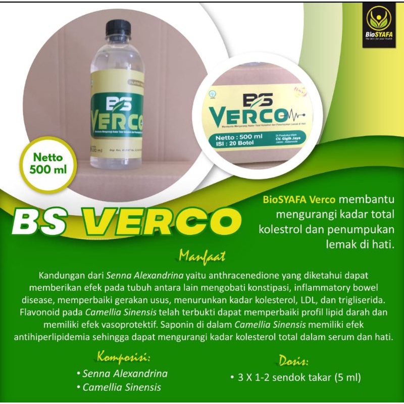 BIOSYAFA VERCO 350 ml ATAU VERCO KAPSUL