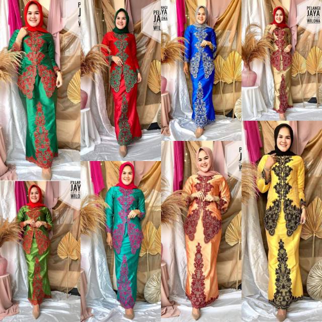 Jual Set Kebaya Taffeta Pelangi Jaya Kebaya Wimode Kebaya Muslim