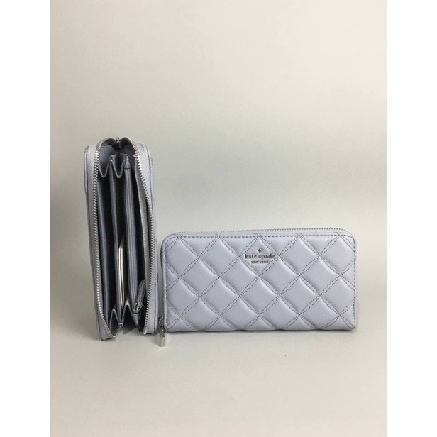 Tas Kate Spade Natalia Zip Continental Wallet Quilt Brushed