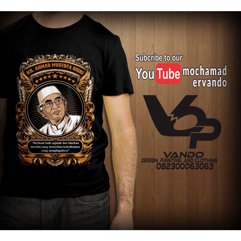 KAOS TOKOH KH. MUSTOFA BISRI