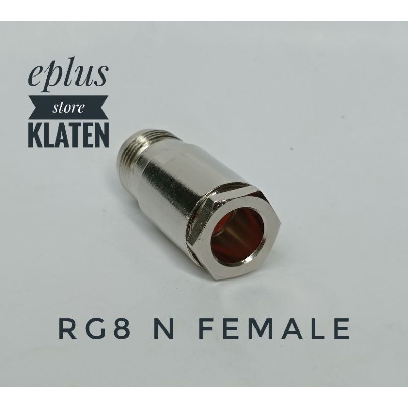 Konektor RG8 N female Clamp Connector RG 8 N cewek klem kabel Rg 8