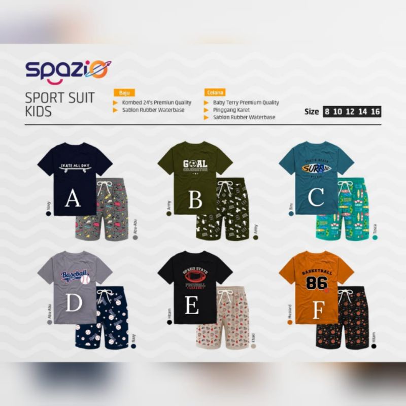 Ready Set Spazio Sport Suit Kids size 8.10.12