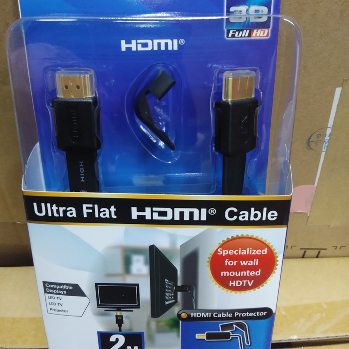 PX Kabel HDMI 2Meter Flat Ultra HD-2F