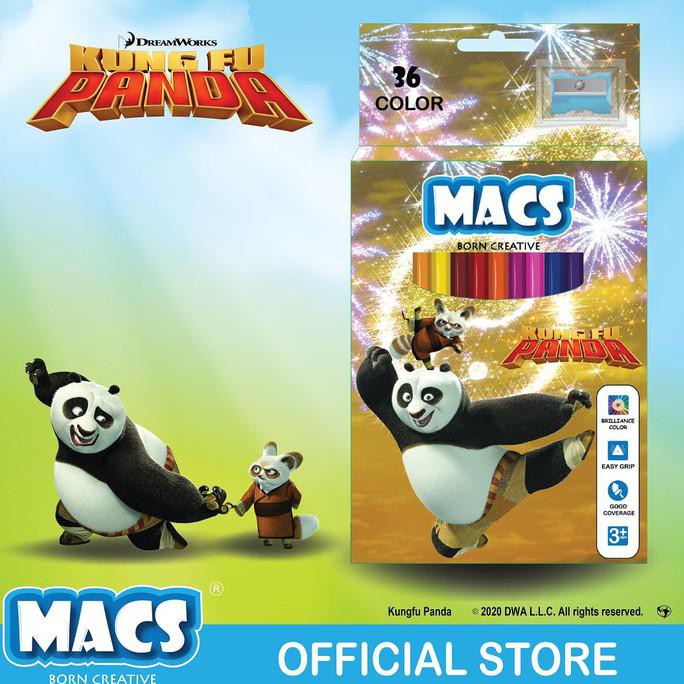 

Pensil warna Kung Fu Panda Macs Coloring Pencil 36 warna