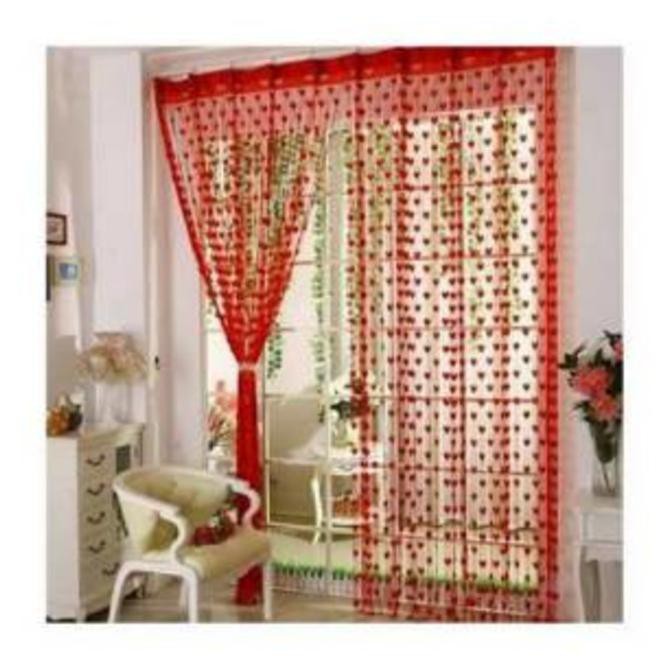 Termurah Tirai Benang Love / Tirai Benang Motif Love