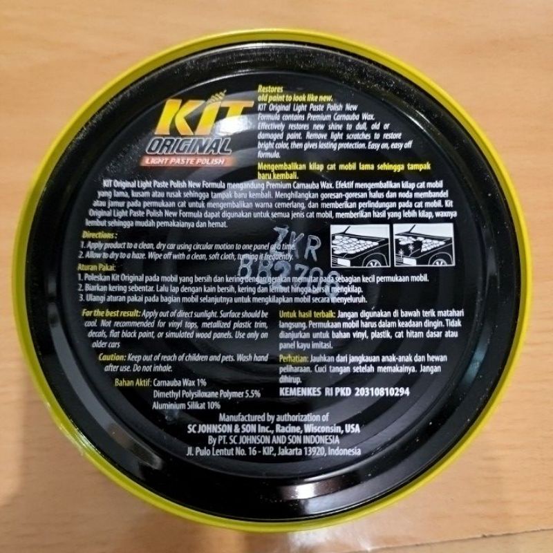 Kit kaleng original kuning 225gram