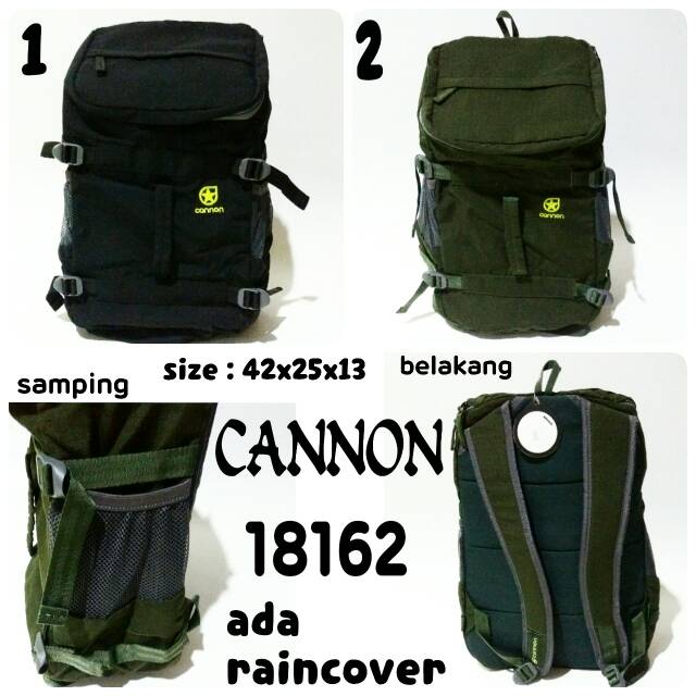 Tas ransel backpack cannon 18162 tas punggung keren terbaru dan termurah