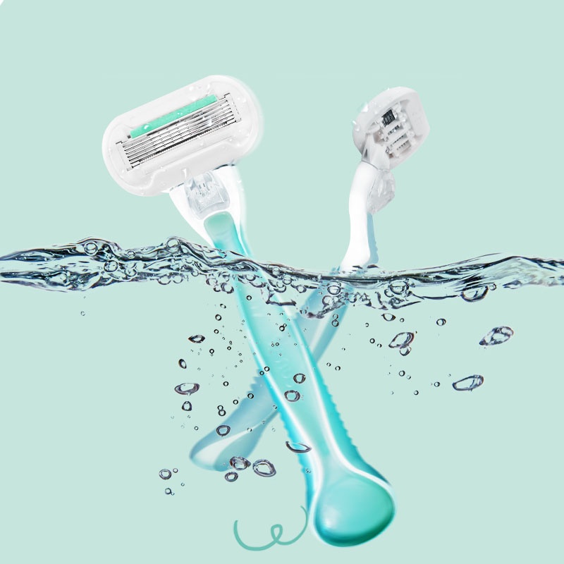 Gillette Venus Pisau Cukur Wanita Deluxe Halus 5lapisan Pisau Cukur Untuk Lady Sensitive Skin Hair Removal Replacement Blade Refill