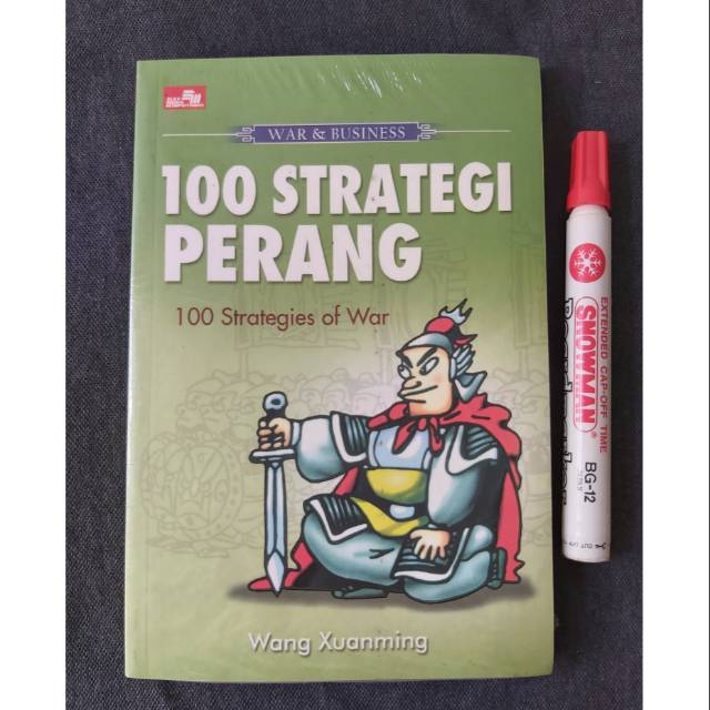 Buku komik 100 strategi perang, war and business