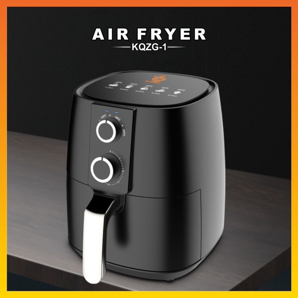 Air Fryer anti lengket 3.2L Mesin Penggorengan Tanpa Minyak Anti Lengket Air Fryer Electric Multifungsi WHFURNITURE