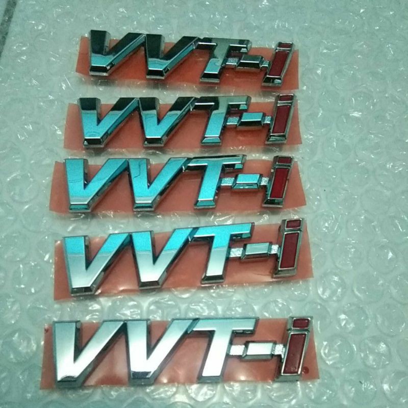 emblem vvti / tulisan vvti kecil avanza ori
