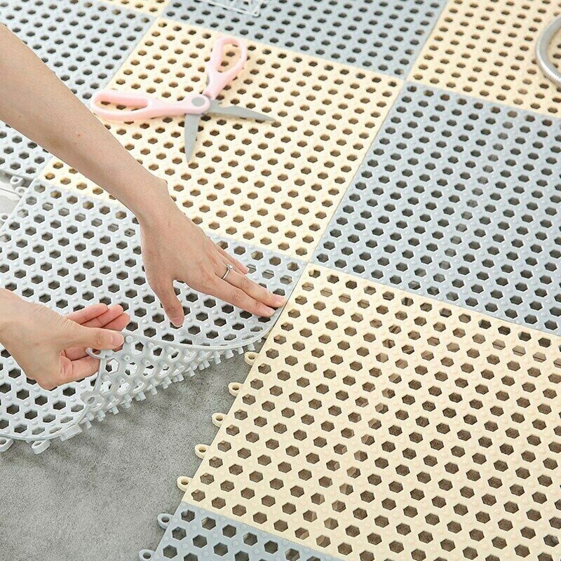 PROMO COD KARPET KAMAR MANDI ANTI SLIP POLKADOT KARPET ANTI LICIN DAPUR MAT NON SLIP Karpet Kamar Mandi Anti Licin 30x30CM