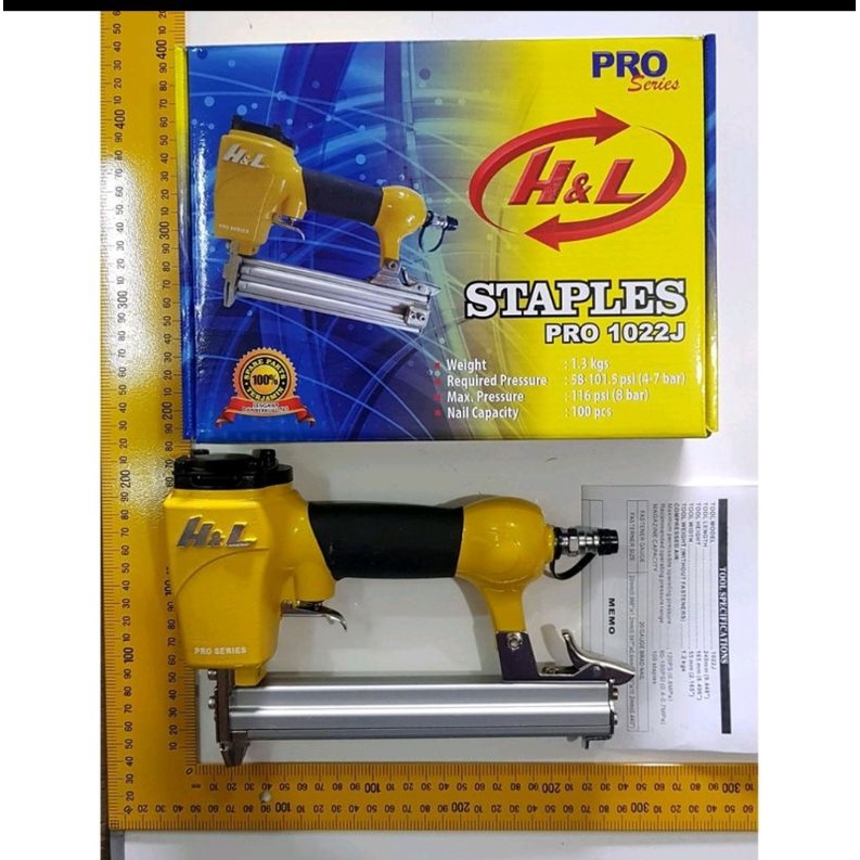 staples tembak kompresor / paku tembak H&amp;l , mollar model U / h&amp;L air nailer 1022j