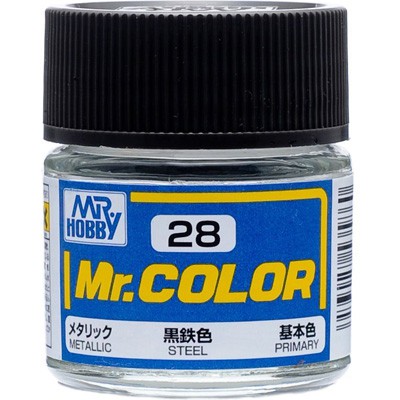 

Mr Color 28 Steel (Metallic/ Primary)