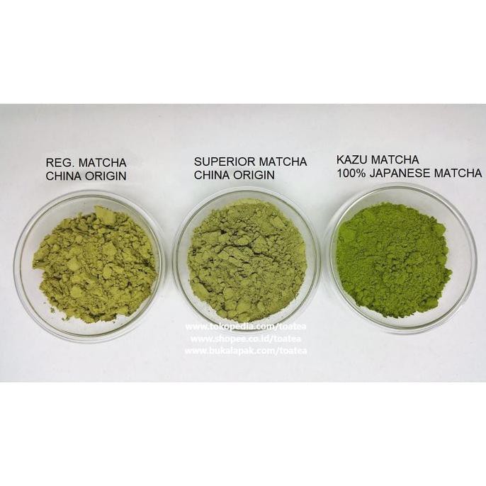 

Teh-Bubuk- Kazu Matcha - Premium Japanese Matcha Powder 100g -Dijamin-Halal.