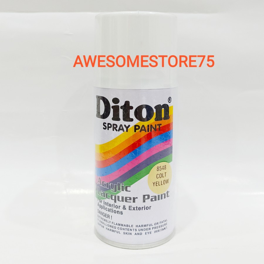 DITON 8548 COLT YELLOW Kuning Muda Cream Krem Cat Semprot Pilox Pylox