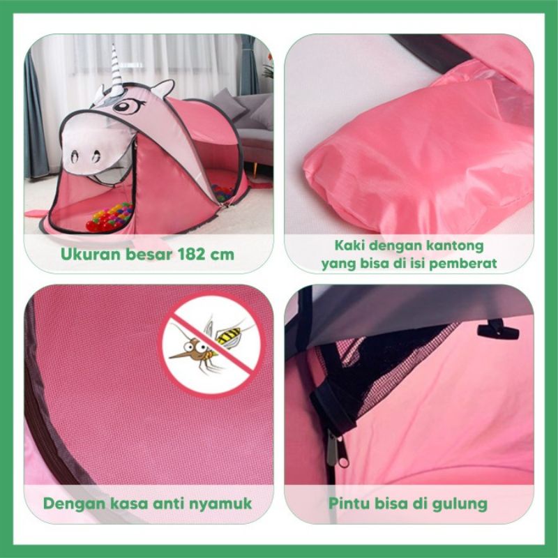 MJ88 Mainan anak Tenda Jumbo Motif Hewan super murah