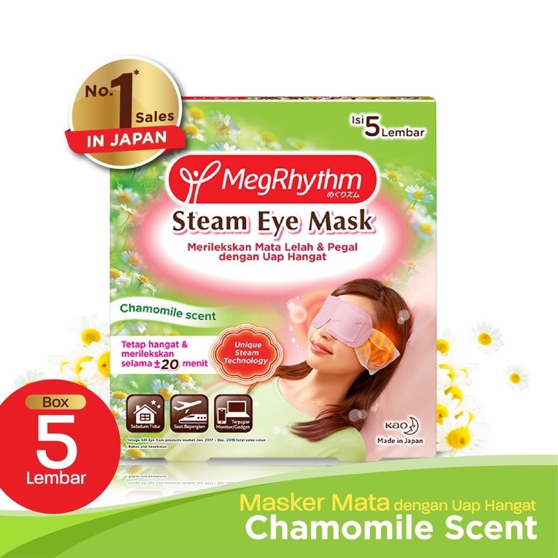 MegRhythm Masker Mata Steam Eye Mask