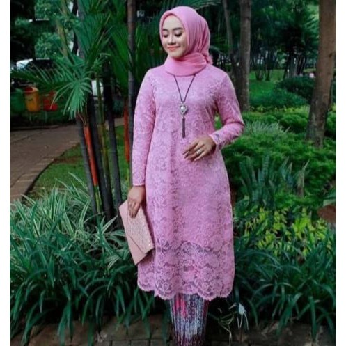 Setelan Kebaya Tunik/Kebaya Tunik Brukat