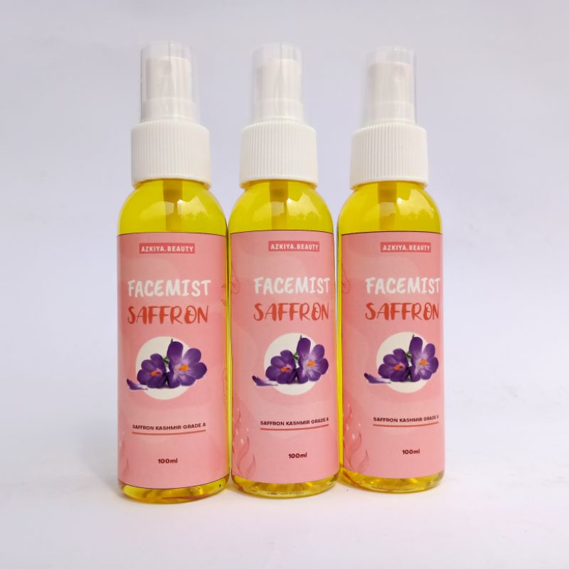Facemist Saffron With Zam-Zam And Rose Water 100 ml | Air Saffron | Saffron Oksigen Water Toner Beauty