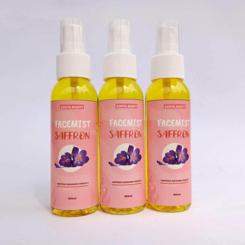 Facemist Saffron With Zam-Zam And Rose Water 100 ml | Air Saffron | Saffron Oksigen Water Toner Beauty