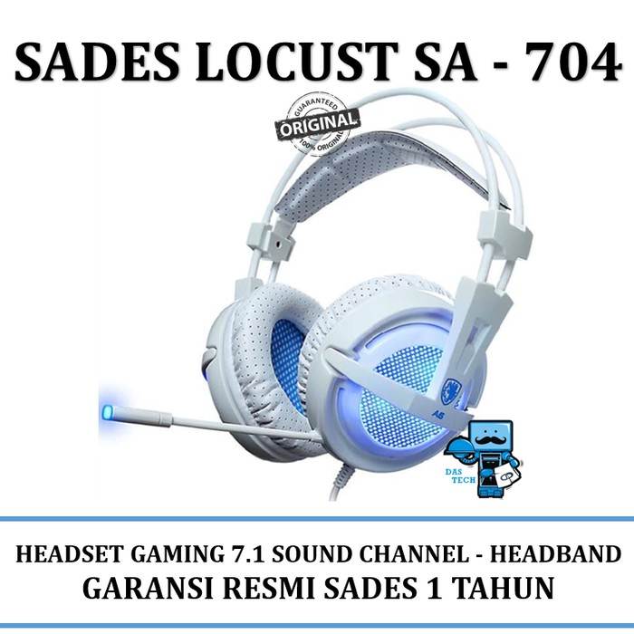 Sades Locust Gaming Headset Headphone SA-704